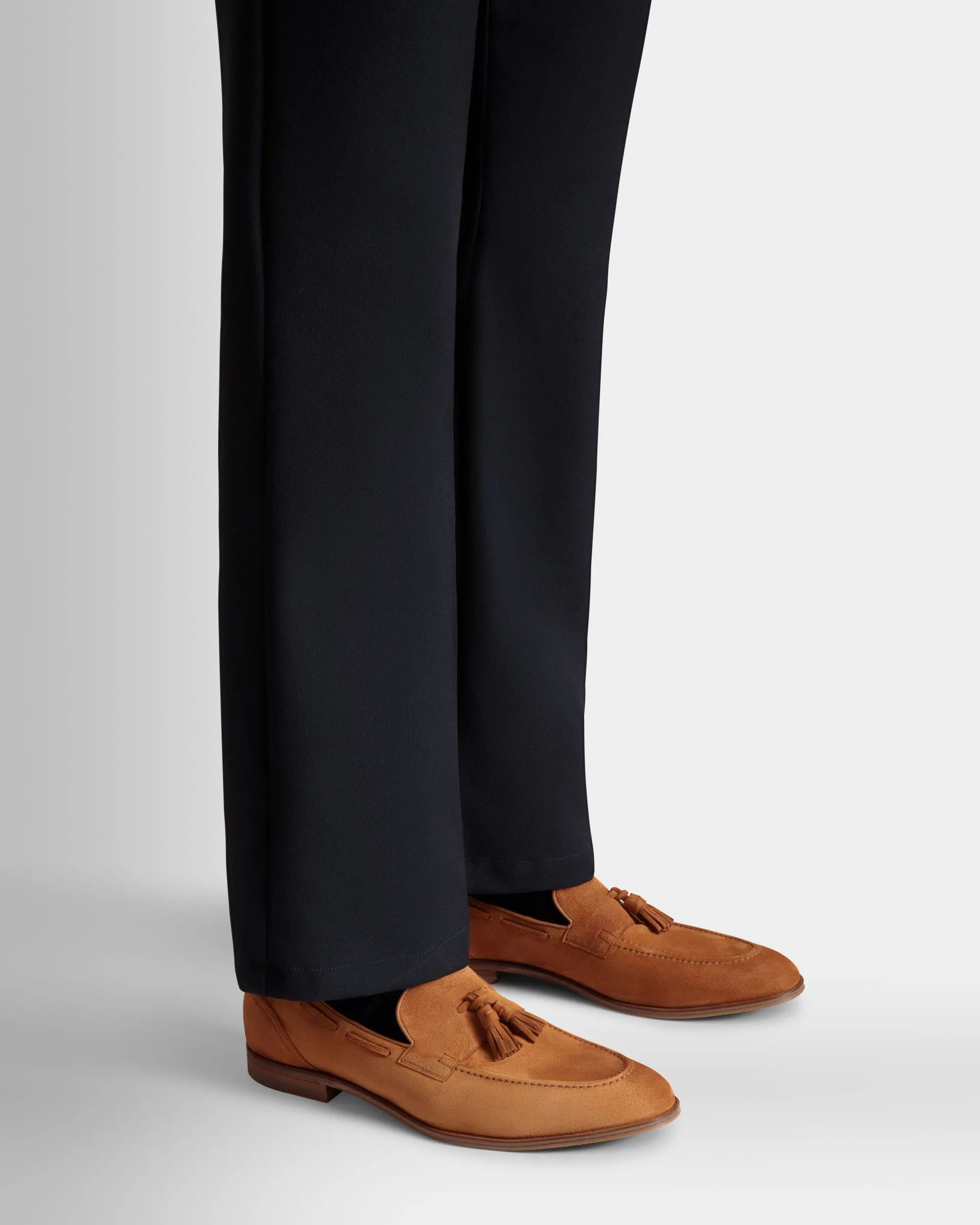 Westminster Loafer in Brown Suede