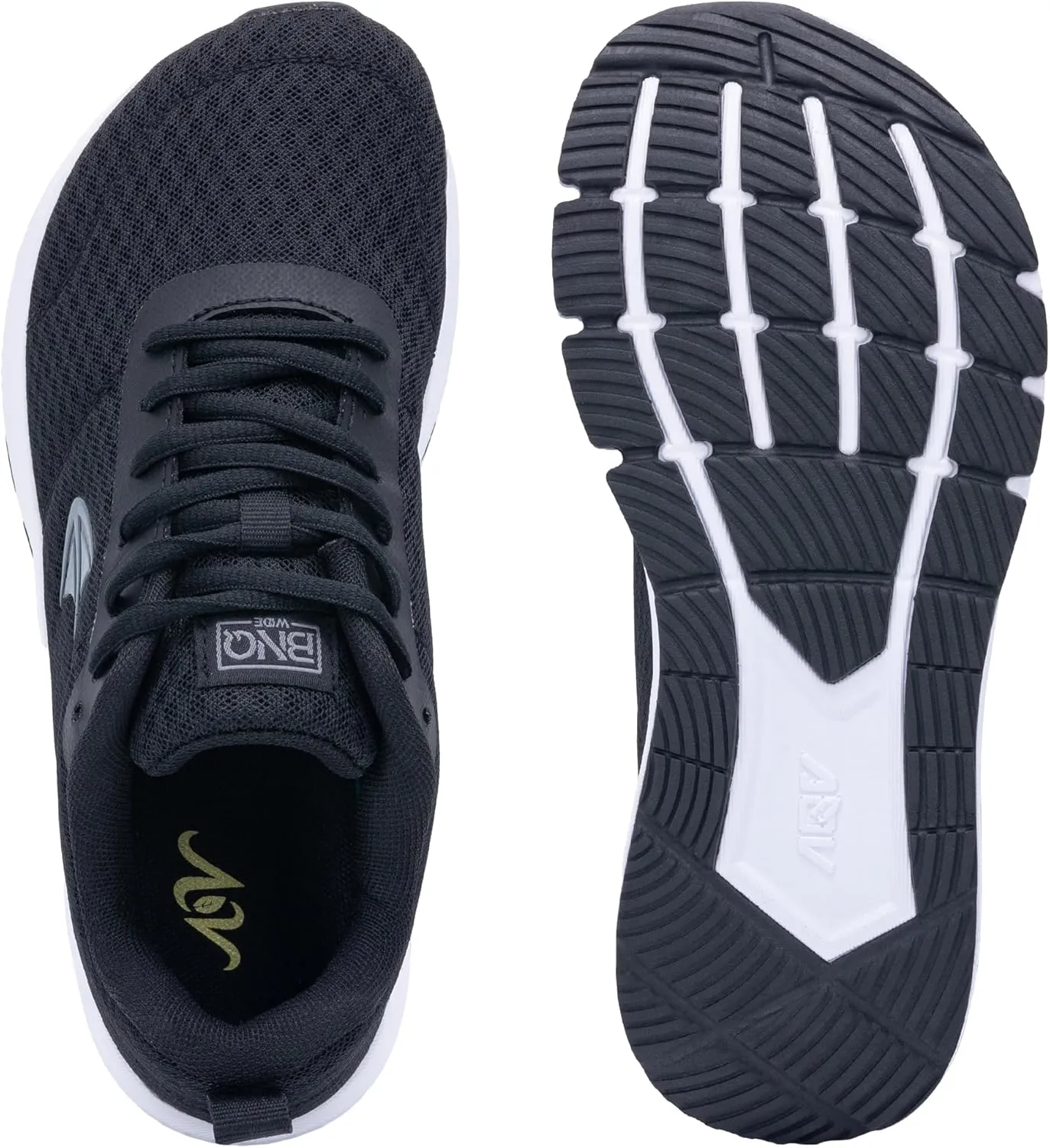 Wide Toe Box Shoes Women Walking Shoes with Arch Support Comfortable Wide Width Air Tennis Sneakers for Plantar Fasciitis Relief US 6-11