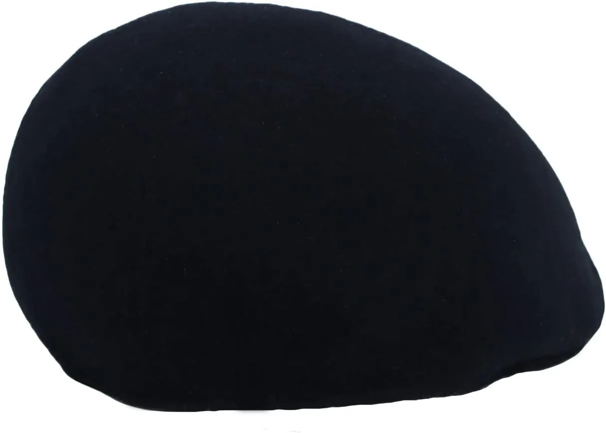 WITHMOONS Wool Seamless Newsboy Beret Hat Classic Ivy Flat Cap AC31374
