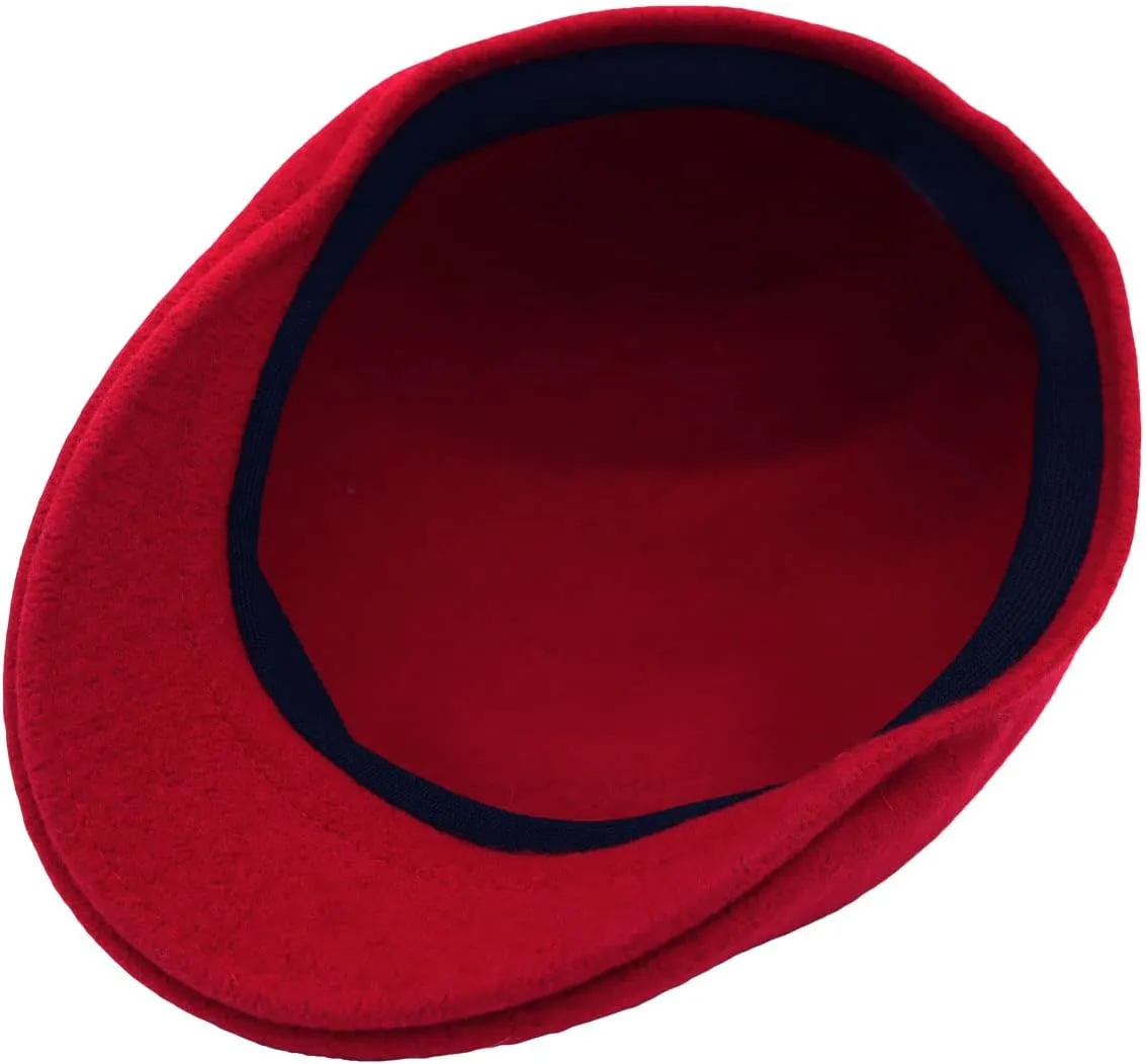 WITHMOONS Wool Seamless Newsboy Beret Hat Classic Ivy Flat Cap AC31374