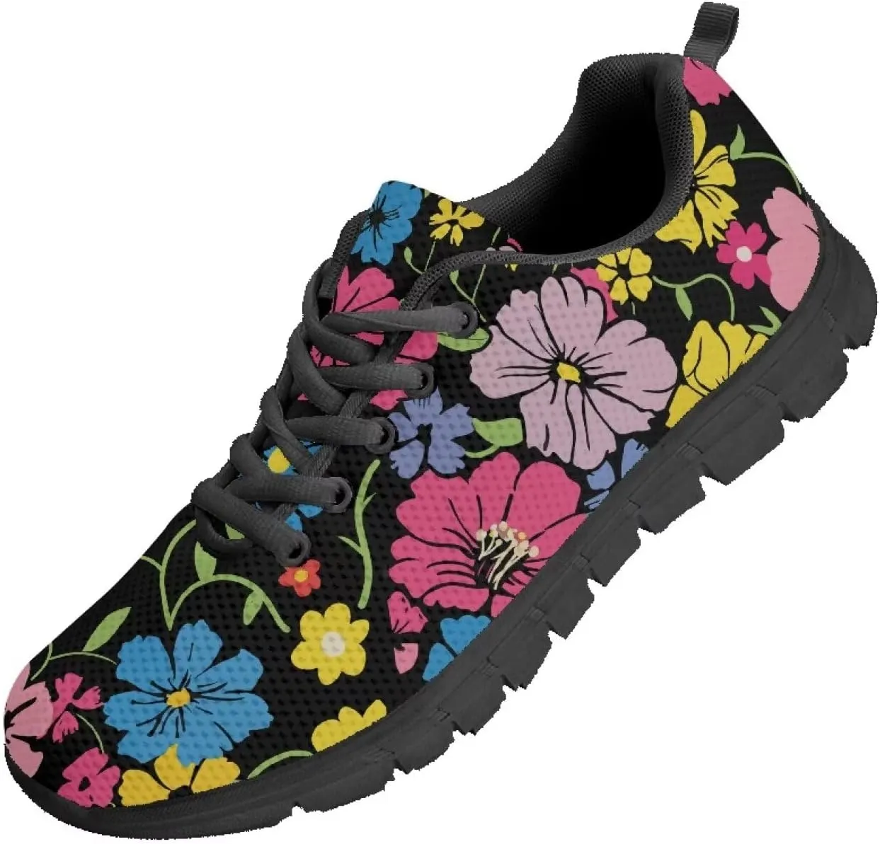 Women Trainers Sports Running Shoes Causal Travel Walking Flat Shoe Lace-up Breathable for Lady Teenager Girls