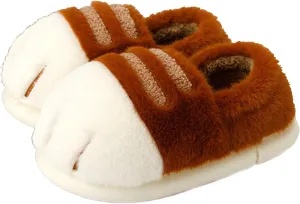Women's Cat Paw Slippers, 3D Plush, Pink, One Size, Anti-Slip, Warm, Comfortable, Home, Office, Travel