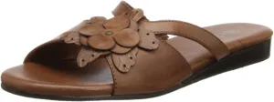 Women's Fiji Dress Sandal,Luggage Soft Maia Leather,11 W US