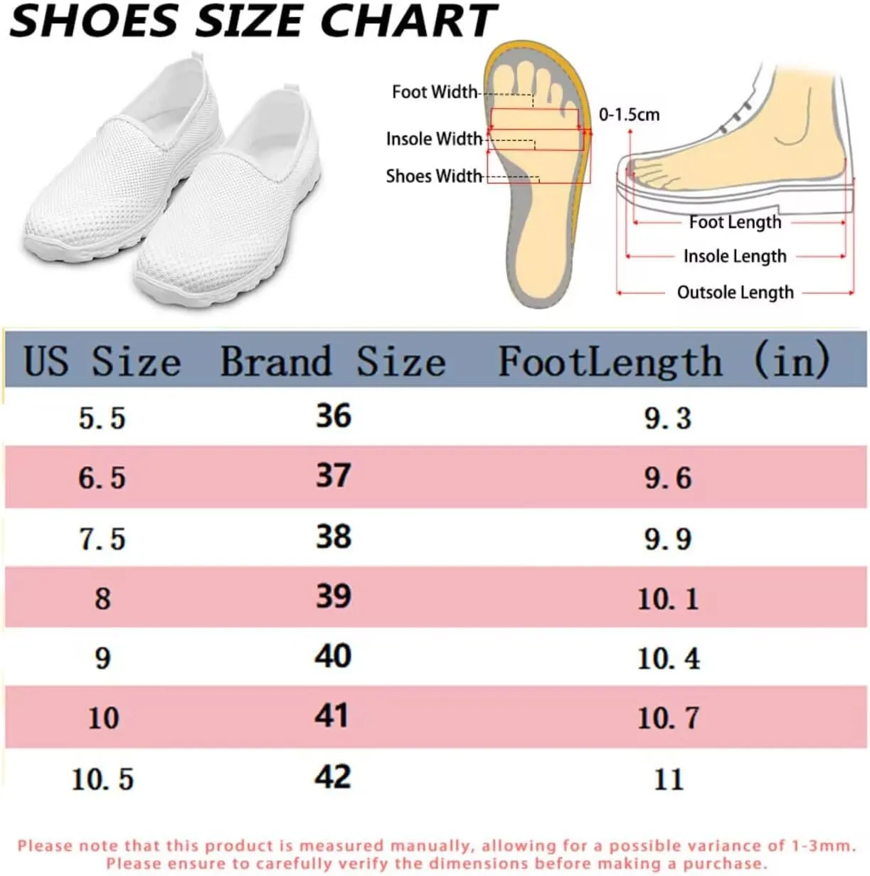Womens Flat Shoes Mesh Slip on Shoes for Women Breathable Sneakers Travel Loafer Breathable Walking Flats