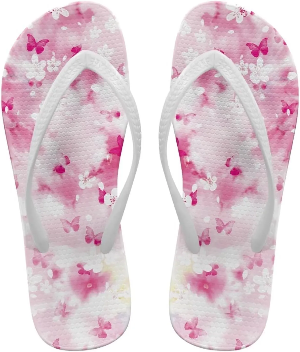 Women's Flip Flops Comfortable Summer Beach Sandals Slip On Walking Thong Sandals Women's Indoor Outdoor Slide Flat Sandal US Size 5.5-9.5