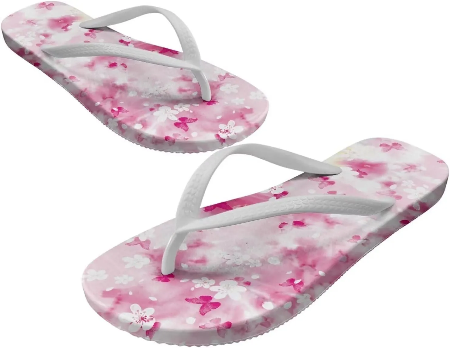 Women's Flip Flops Comfortable Summer Beach Sandals Slip On Walking Thong Sandals Women's Indoor Outdoor Slide Flat Sandal US Size 5.5-9.5