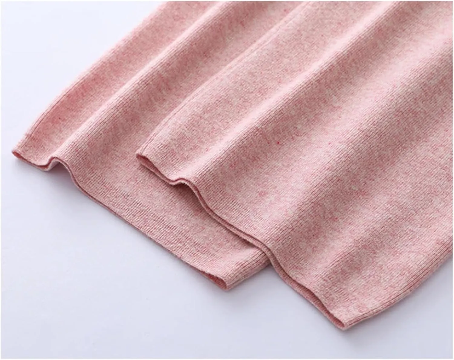 Women's Solid Color Knitted Wool Trousers Classic Warm Drawstring Lace-Up Wide-Leg Pants