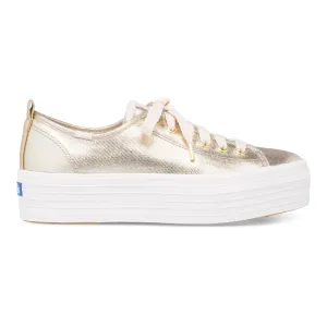 Women's Triple Up Metallic Twill Light Gold