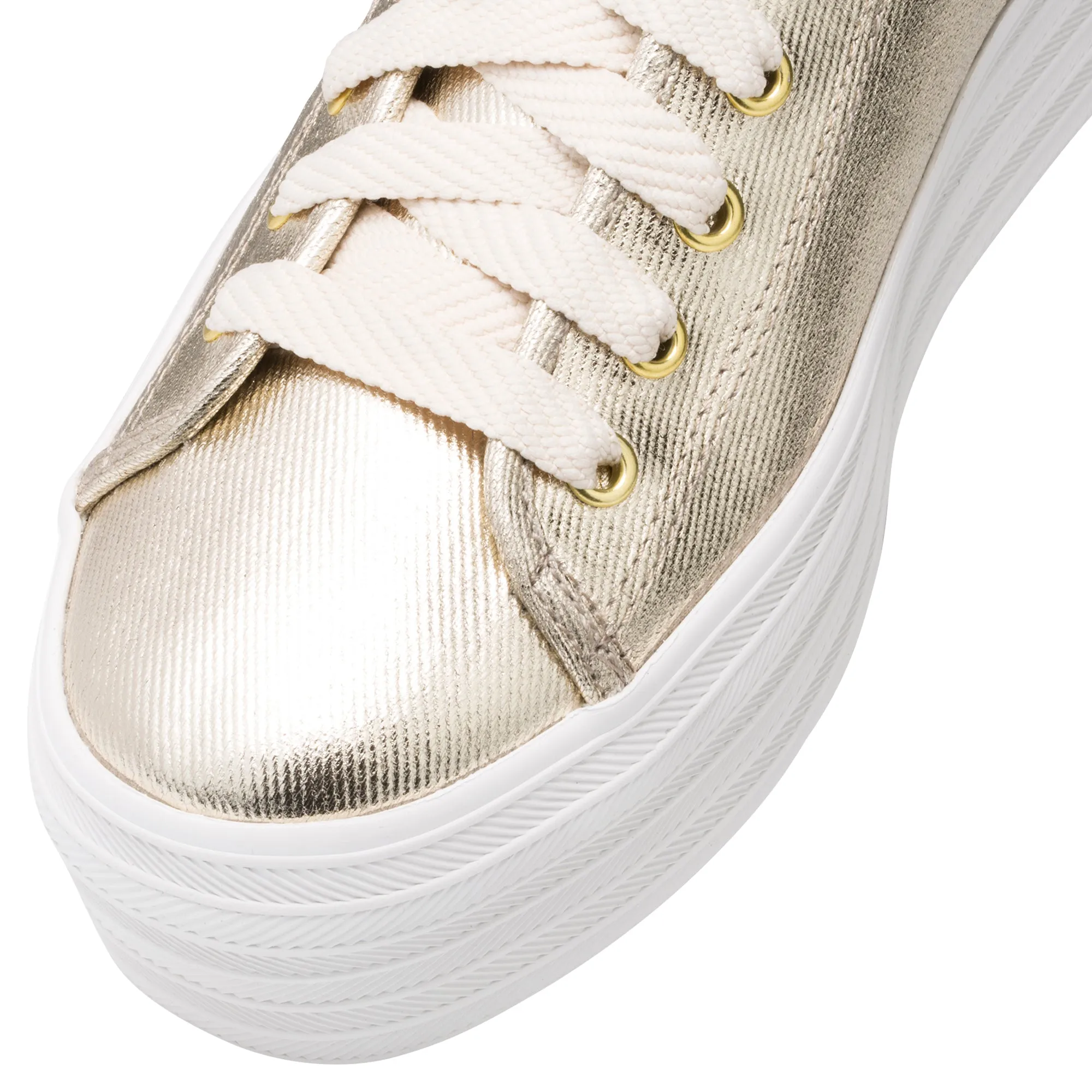Women's Triple Up Metallic Twill Light Gold