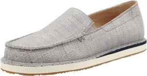 Wrangler Loafer Slip-On for Men - Casual Shoes with Dual-Density Die-Cut EVA Midsoles, Comfortable Inner Lining, and Upcycled Materials, Grey, 11 M